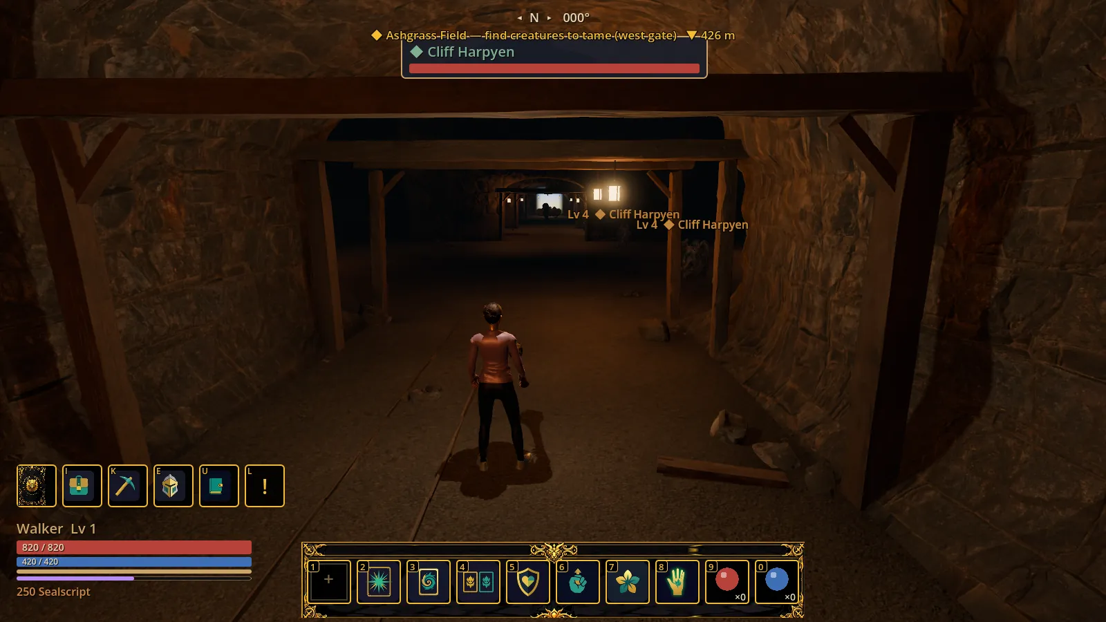 The Hollow Root's dark tunnel