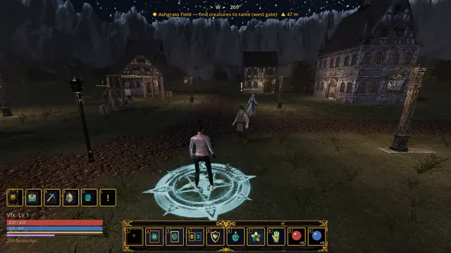 A breeder channels Soul Bind inside a glowing circle