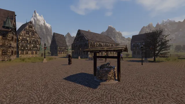 The village square and its well